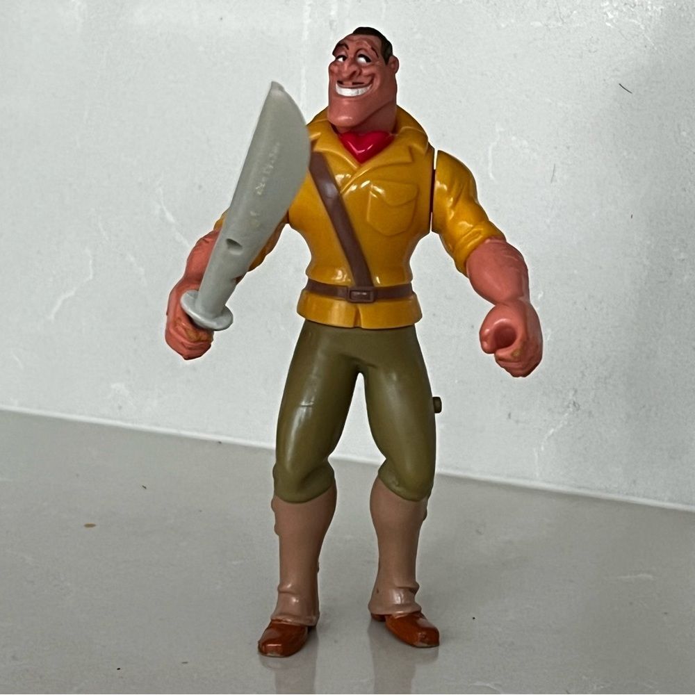 5/$20 McDonald's Happy Meal Toy Disney Tarzan Clayton and his machete 1999